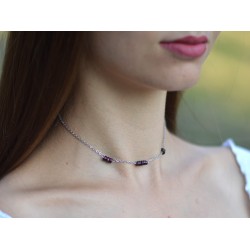 Sikert bevonzó, immunerősítő, tüdőerősítő, hangulatjavító gránát nyaklánc	 	Sikert bevonzó, immunerősítő, tüdőerősítő, hangulatjavító gránát nyaklánc