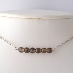 Harmóniateremtő, bizalomerősítő füstkvarc nyaklány	 	Harmóniateremtő, bizalomerősítő füstkvarc nyaklány