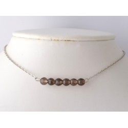 	Harmóniateremtő, bizalomerősítő füstkvarc nyaklány	