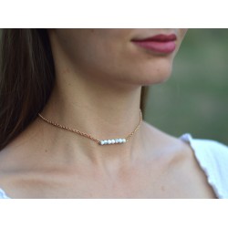 	Feszültségoldó, anyagcsereszabályzó, fogyást segítő howlit nyaklánc	