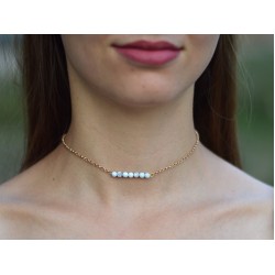 	Feszültségoldó, anyagcsereszabályzó, fogyást segítő howlit nyaklánc	