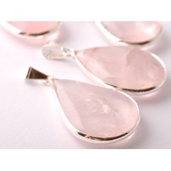 Rózsakvarc medál