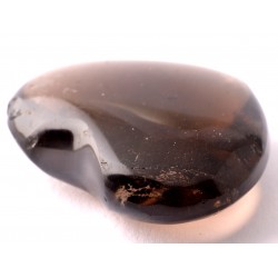 Füstkvarc  szív dísztárgy