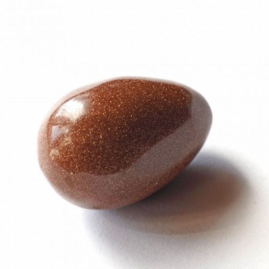 Negatív energiák ellen védő, önértékelést segítő goldstone ásvány tojás Negatív energiák ellen védő, önértékelést segítő goldstone ásvány tojás