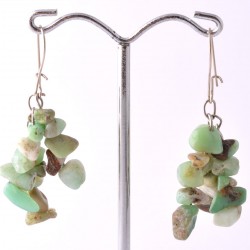 Krizopráz fülbevaló Krizopráz fülbevaló