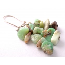 Krizopráz fülbevaló