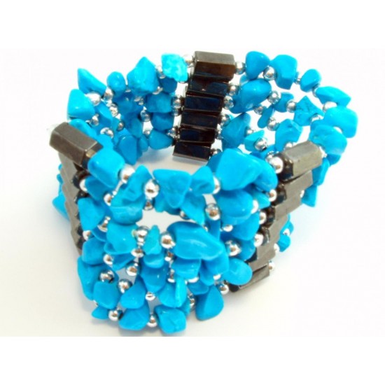 Howlit-magnetit nyaklánc Howlit-magnetit nyaklánc