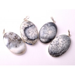 Merlinit - dendrit opál medál