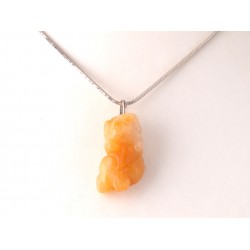 	Stresszoldó, harmonizáló, energizáló aranykvarc medál kézi faragással	