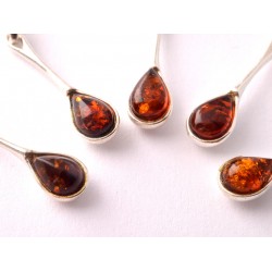 Borostyán ezüst medál