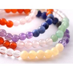 Ametiszt-szodalit-karneol-rózsakvarc-aventurin-hegyikristály-kalcit gyerek karkötő Ametiszt-szodalit-karneol-rózsakvarc-aventurin-hegyikristály-kalcit gyerek karkötő