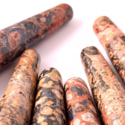 Leopárd jáspis masszírozó rúd Leopárd jáspis masszírozó rúd