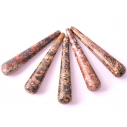 Leopárd jáspis masszírozó rúd Leopárd jáspis masszírozó rúd