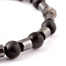 Hematit-jáspis férfi karkötő