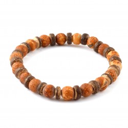 Achát férfi karkötő