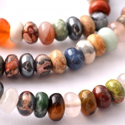 Aventurin-hegyikristály-hematit-howlit-jáspis-lápisz lazuli-... ásvány karkötő Aventurin-hegyikristály-hematit-howlit-jáspis-lápisz lazuli-... ásvány karkötő