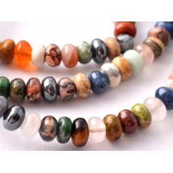 Aventurin-hegyikristály-hematit-howlit-jáspis-lápisz lazuli-... ásvány karkötő Aventurin-hegyikristály-hematit-howlit-jáspis-lápisz lazuli-... ásvány karkötő