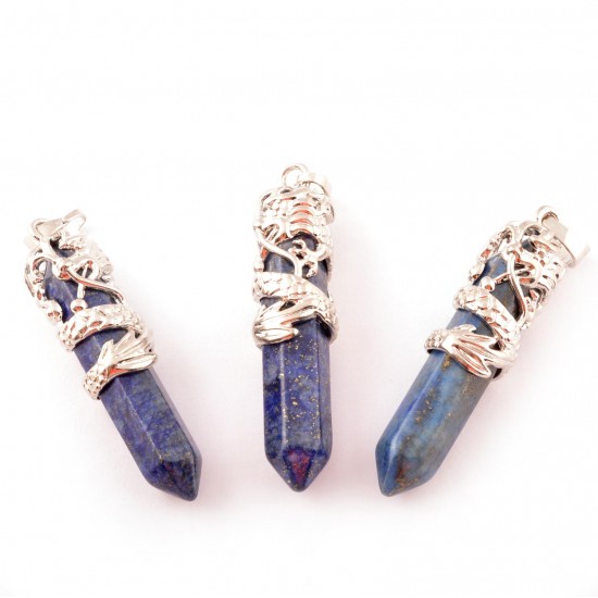 Sárkány lápisz lazuli medál