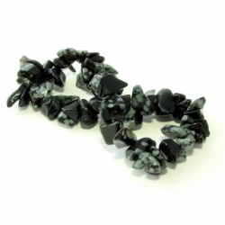 Hópehely obszidián karkötő Hópehely obszidián karkötő